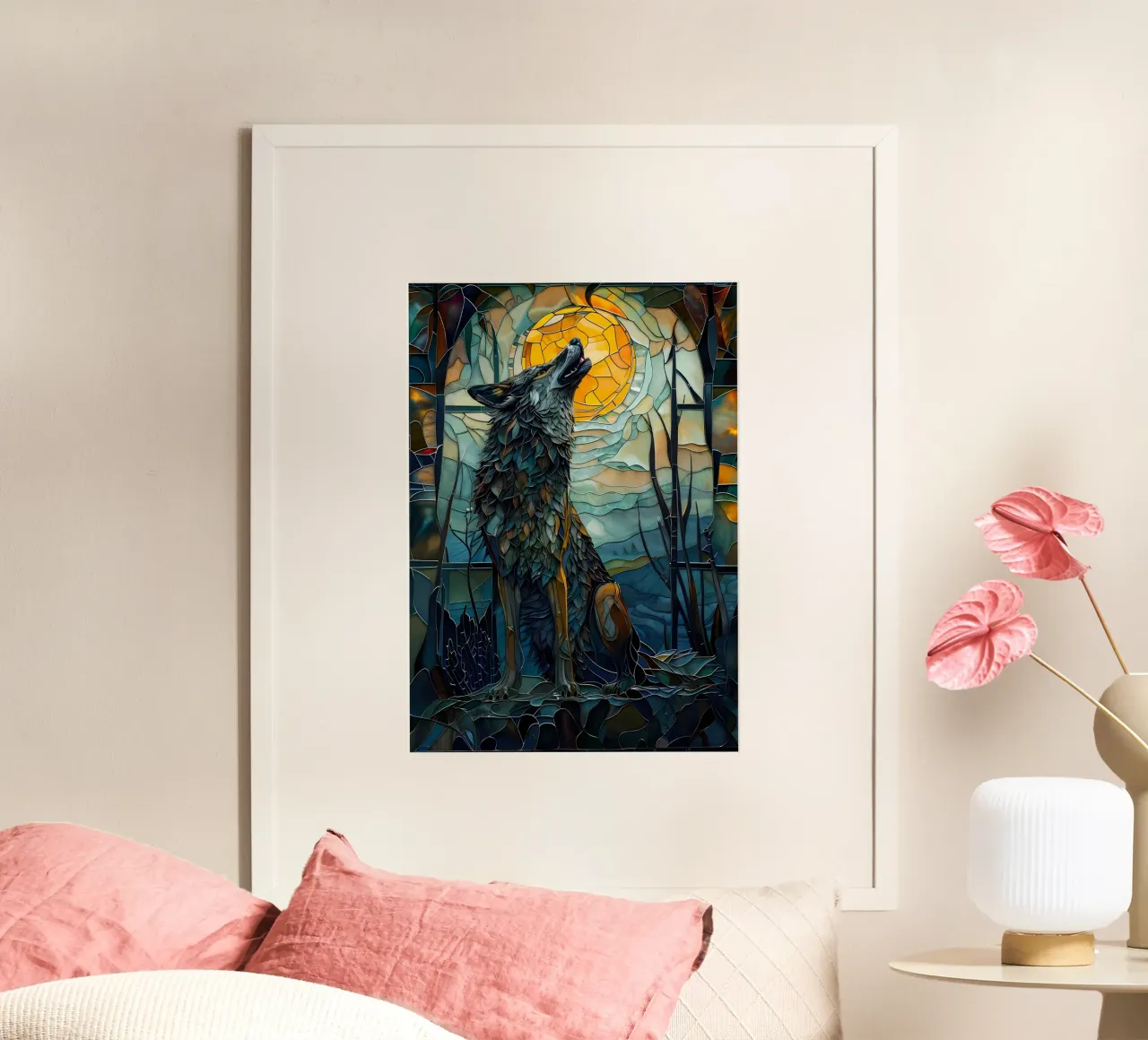 Wolf Animal poster by Pierre Walton