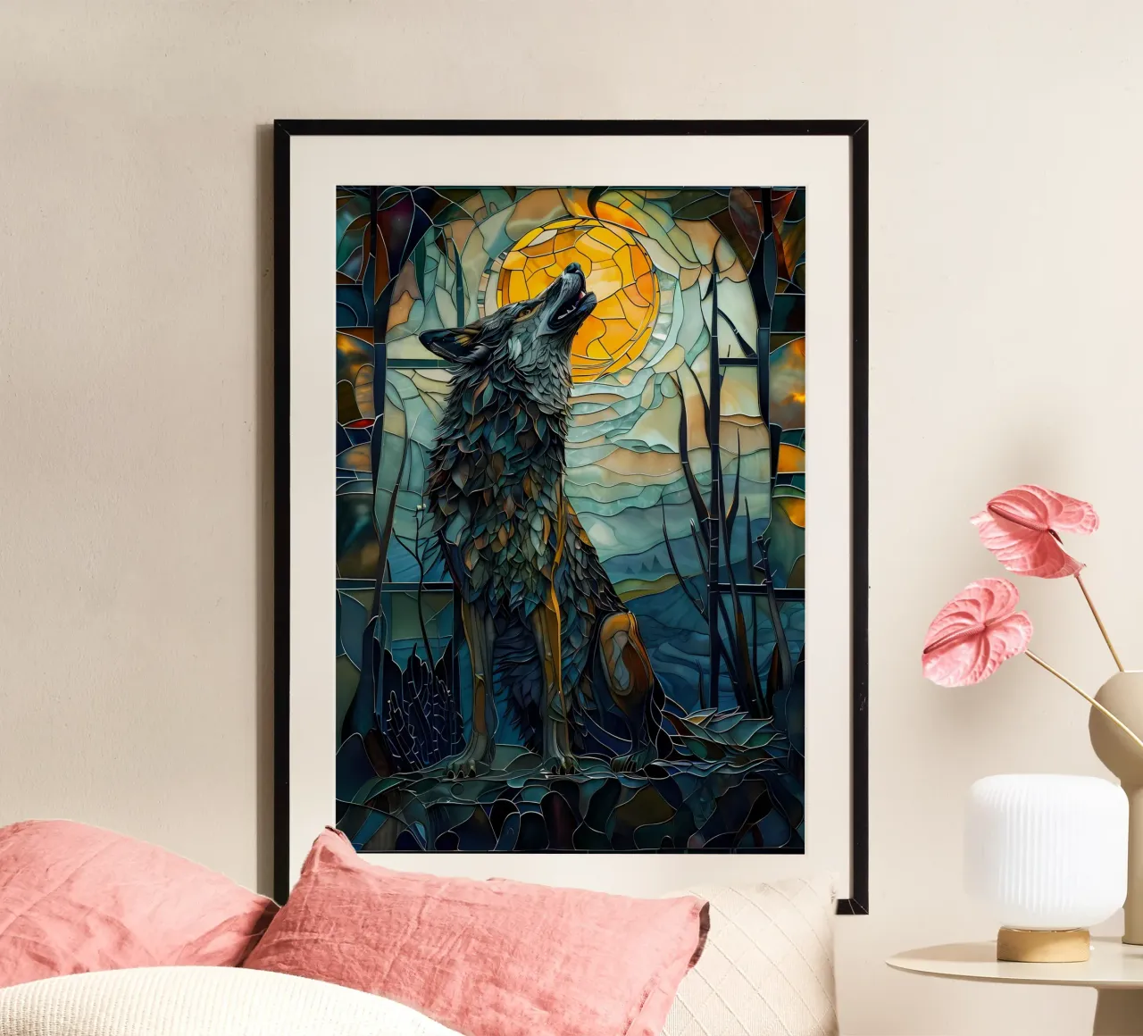 Wolf Animal poster by Pierre Walton