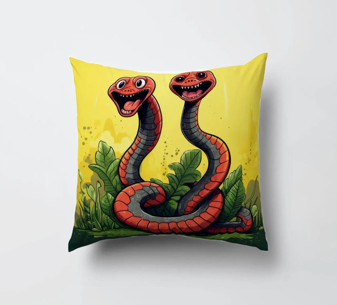 Duo Cobra retrò cuscino da Funny Animals