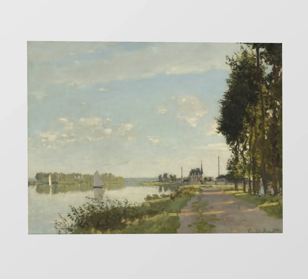 Claude Monet - Argenteuil telo in pvc da Timeless Artworks