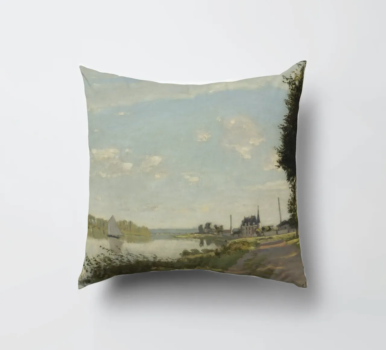 Claude Monet - Argenteuil cuscino da Timeless Artworks