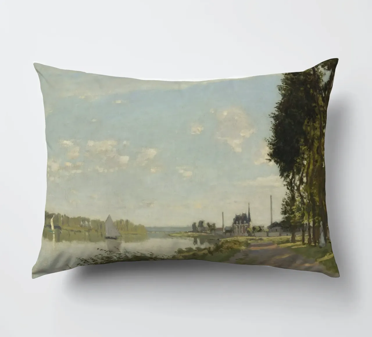 Claude Monet - Argenteuil cuscino da Timeless Artworks