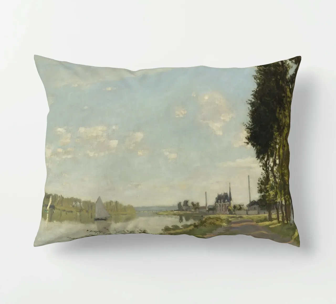 Claude Monet - Argenteuil cuscino da Timeless Artworks