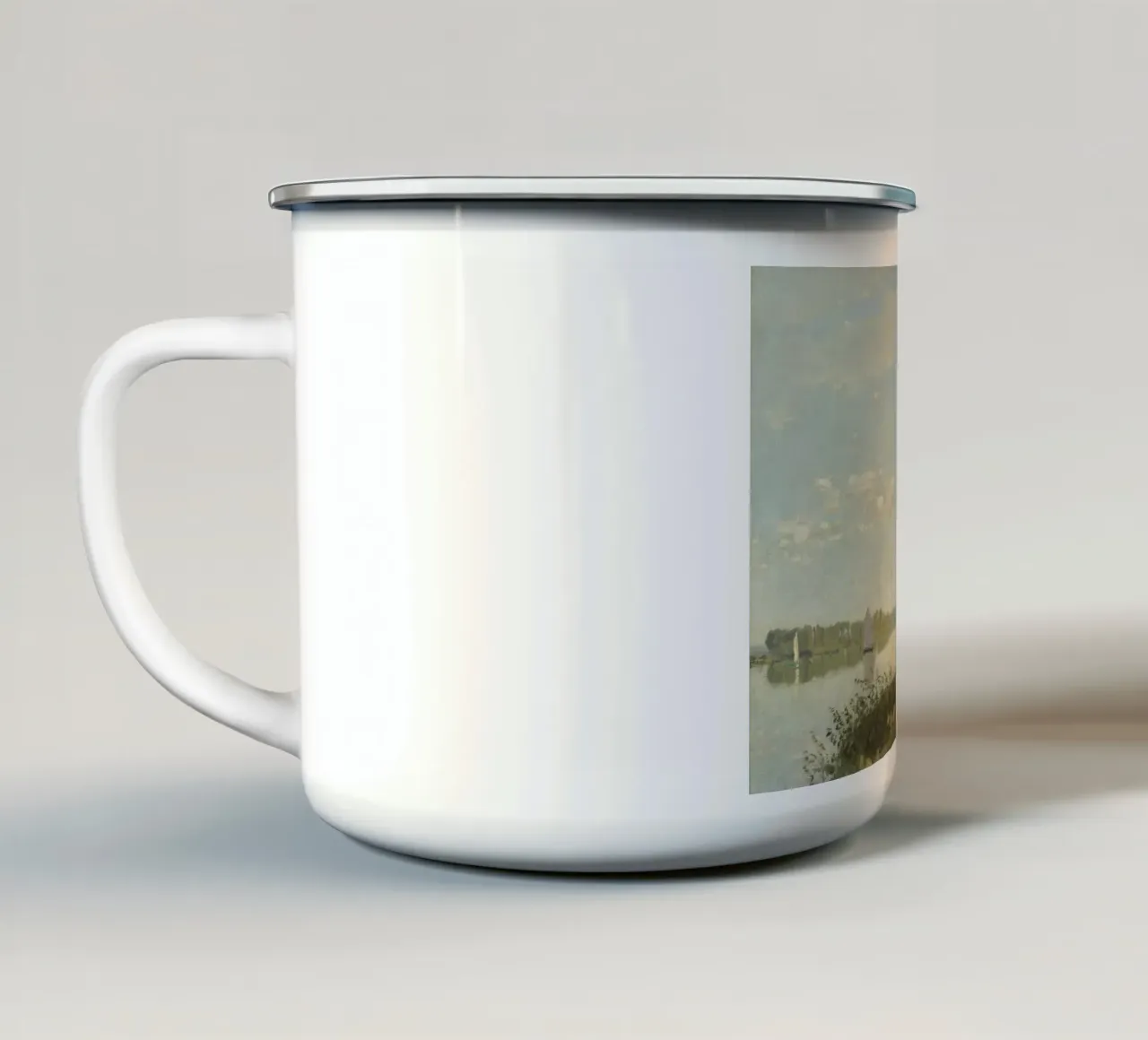 Claude Monet - Argenteuil tazza in smalto da Timeless Artworks