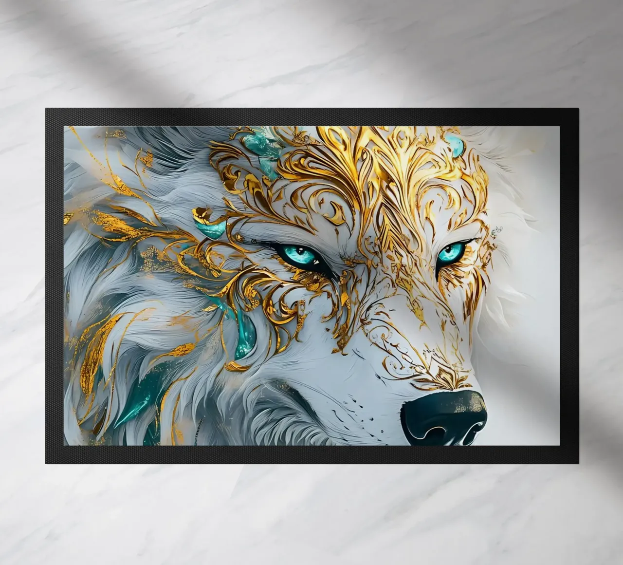 Wolf Dier deurmat van Pierre Walton