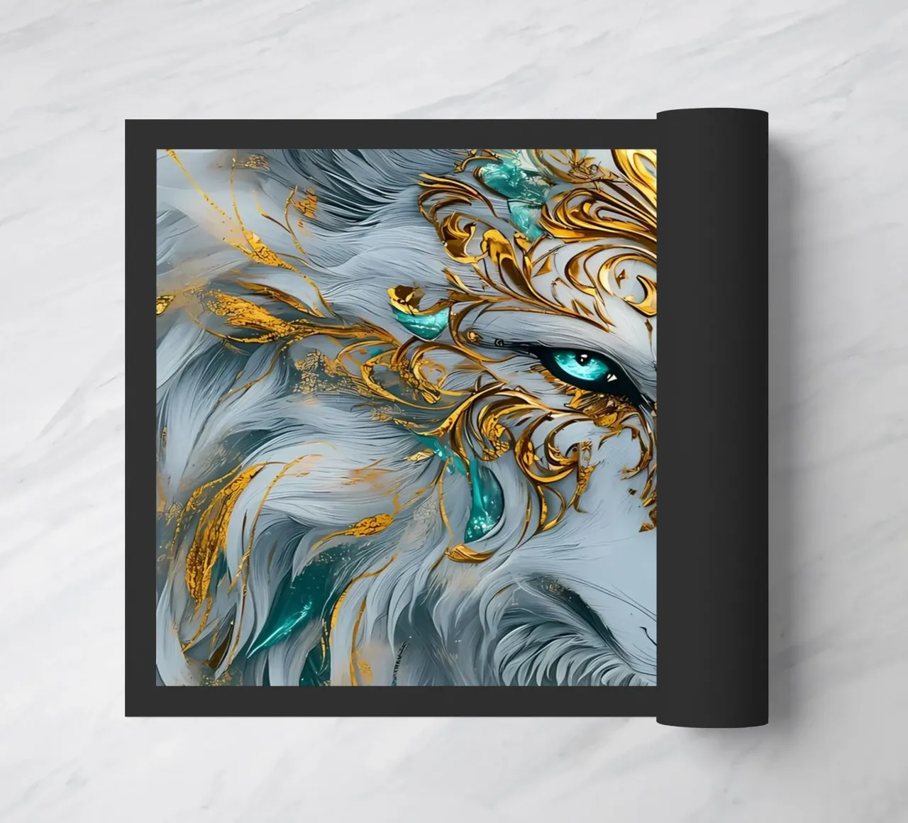 Wolf Dier deurmat van Pierre Walton