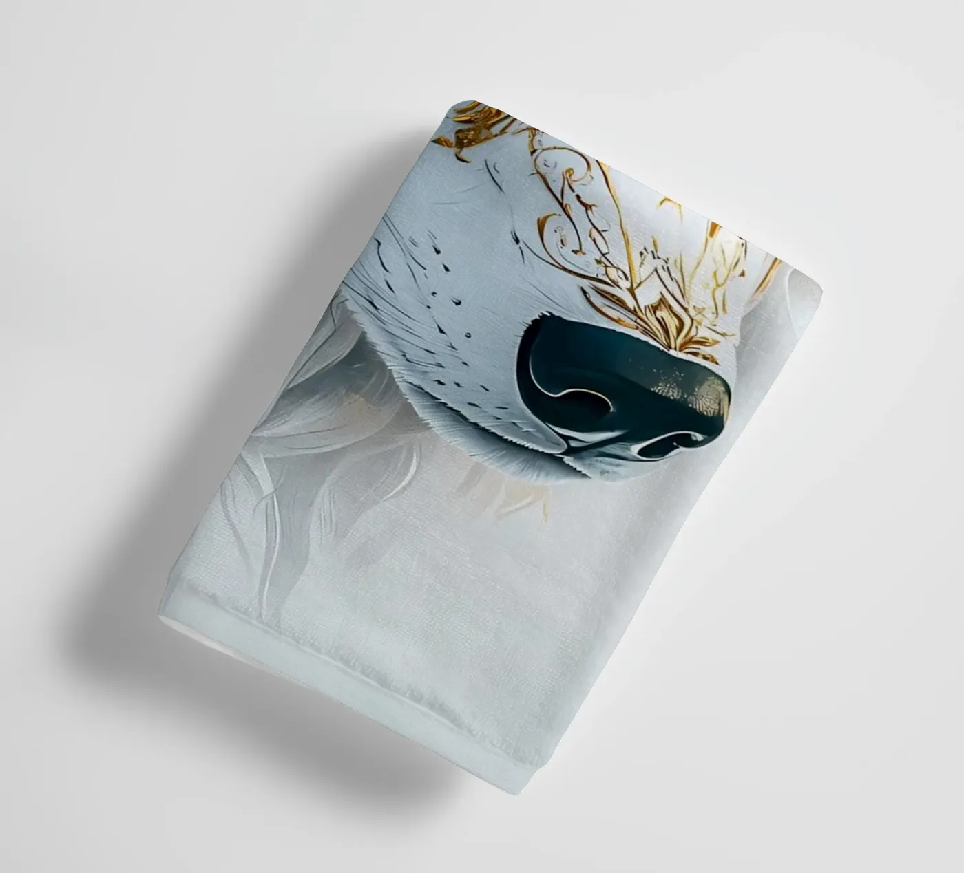Wolf Dier badhanddoek van Pierre Walton