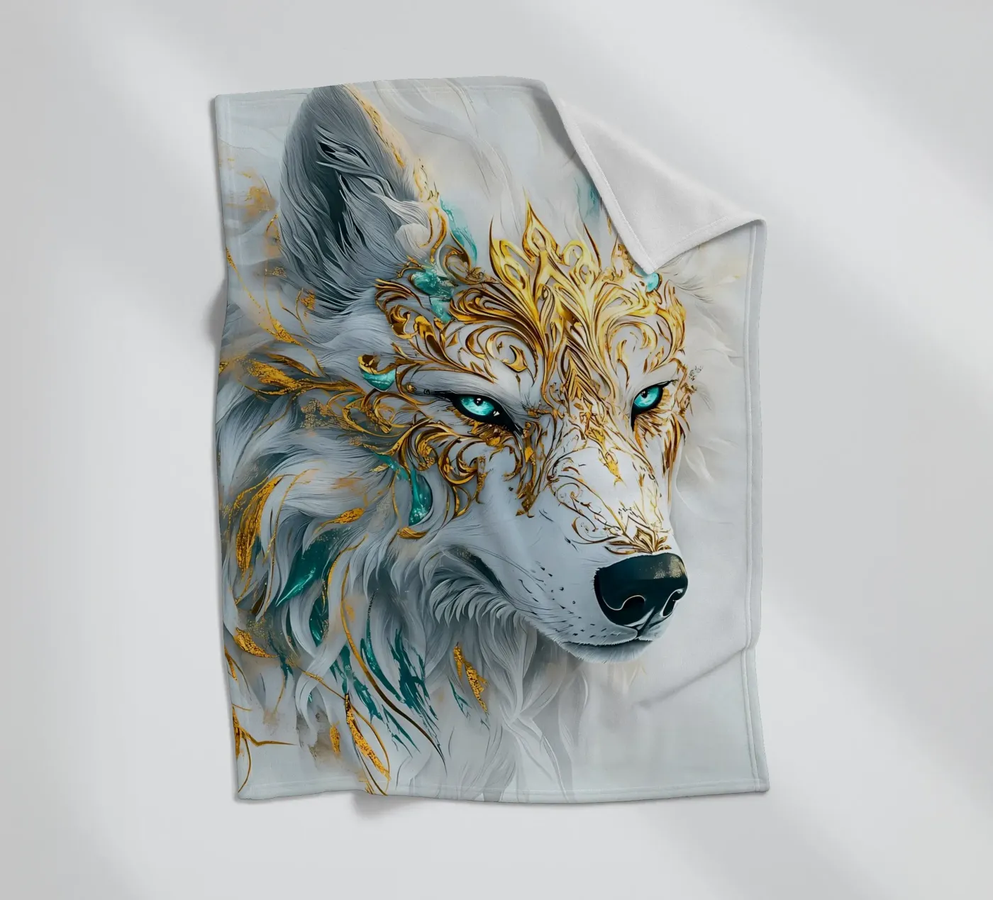 Wolf Dier fleecedeken van Pierre Walton