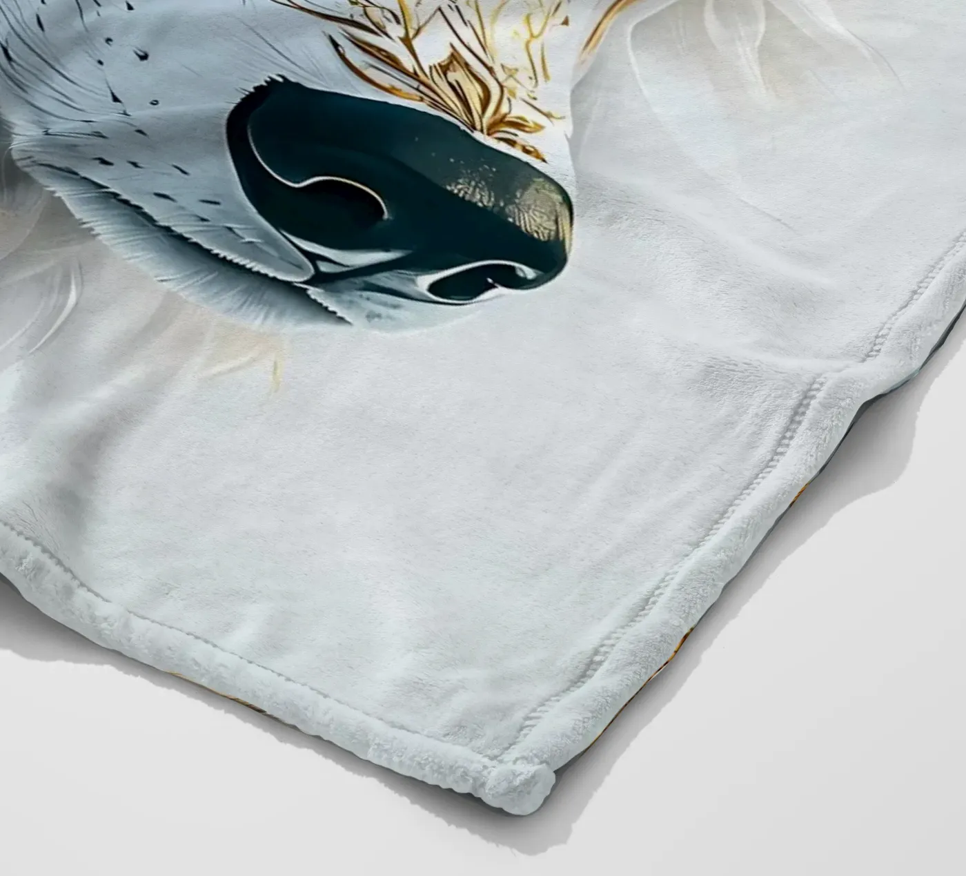 Wolf Dier fleecedeken van Pierre Walton