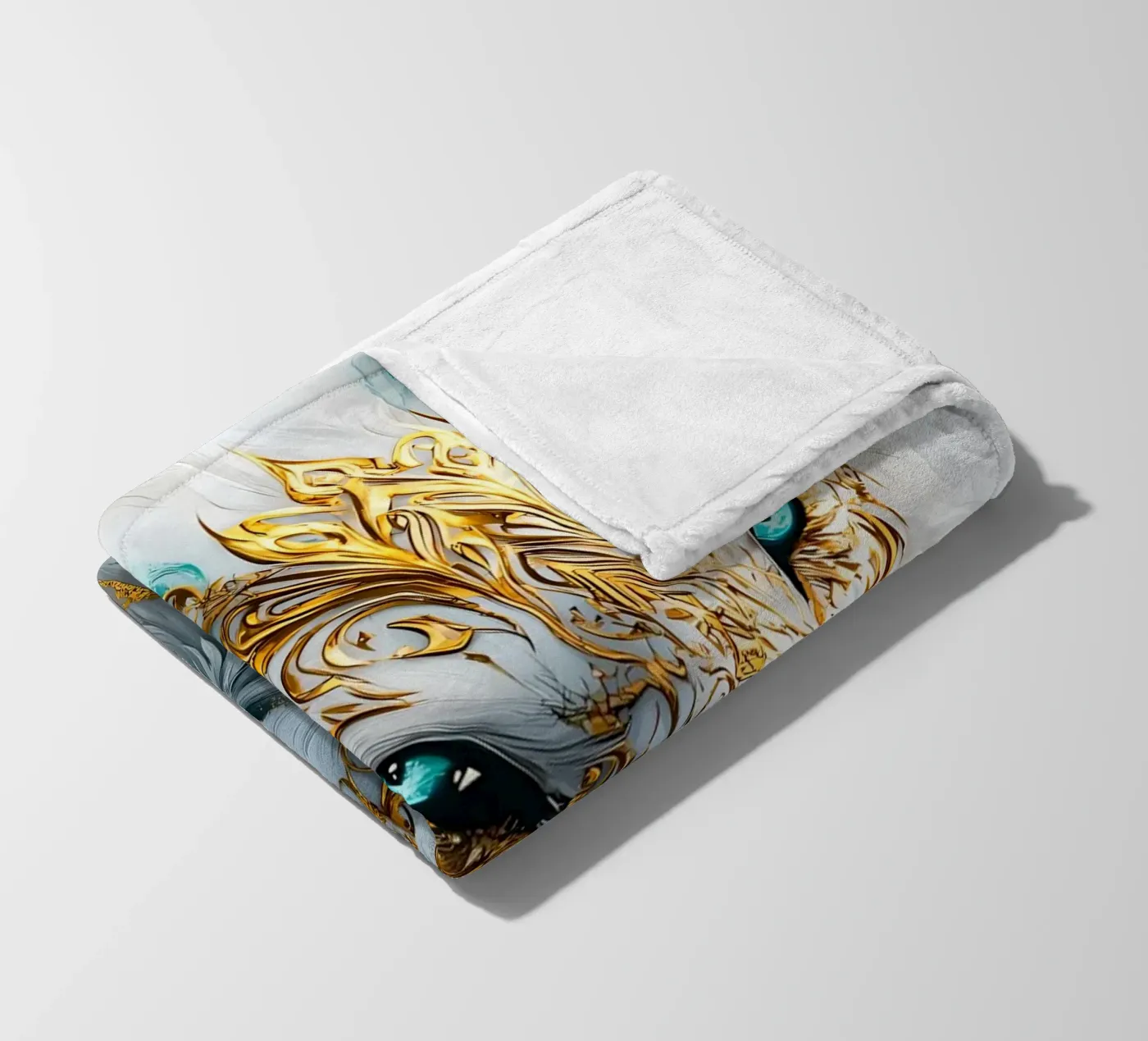 Wolf Dier fleecedeken van Pierre Walton