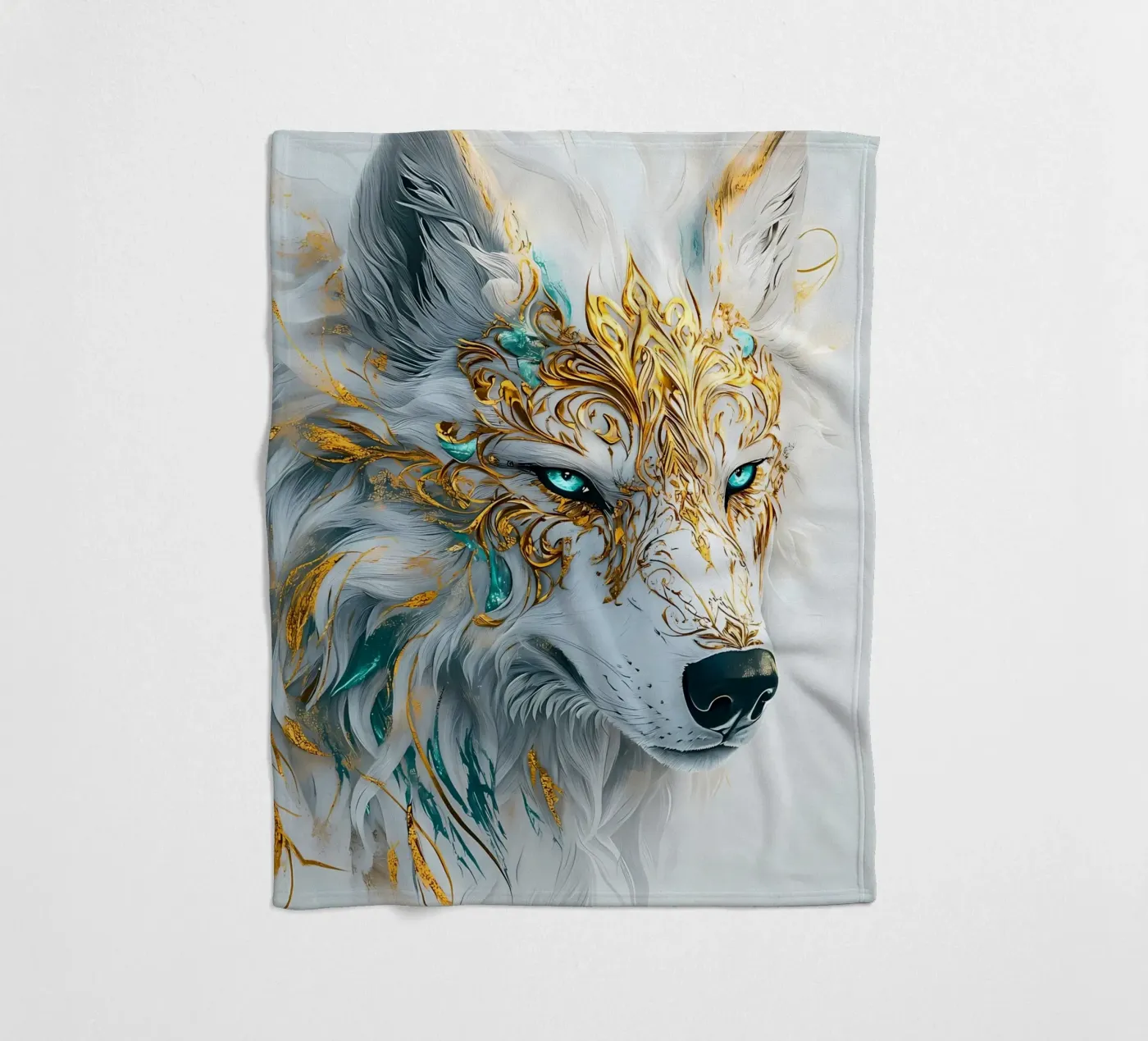 Wolf Dier fleecedeken van Pierre Walton