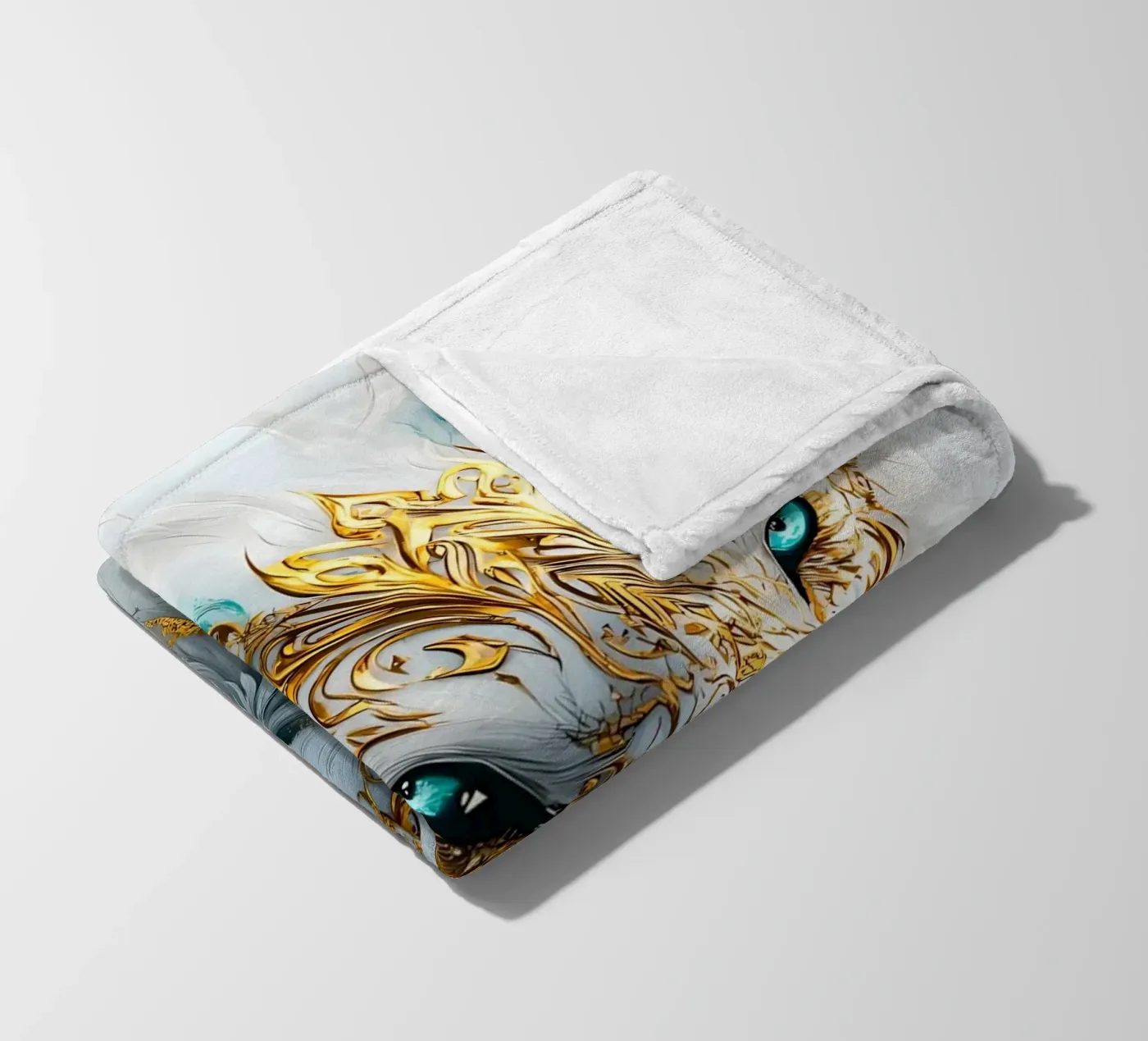 Wolf Dier fleecedeken van Pierre Walton