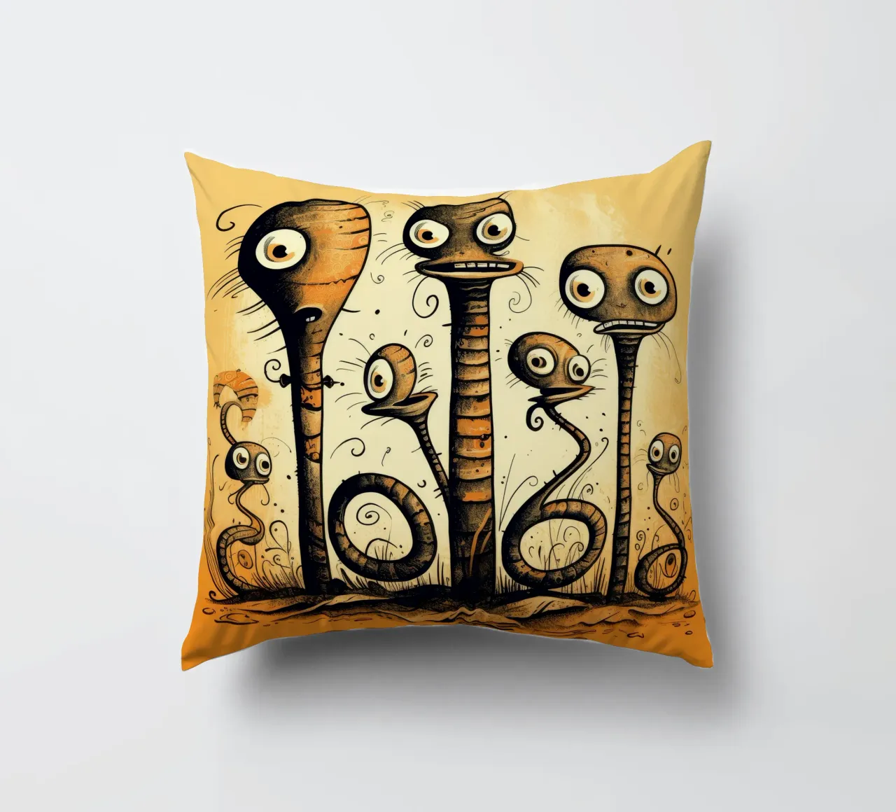 Retro Cobra Gang cuscino da Funny Animals