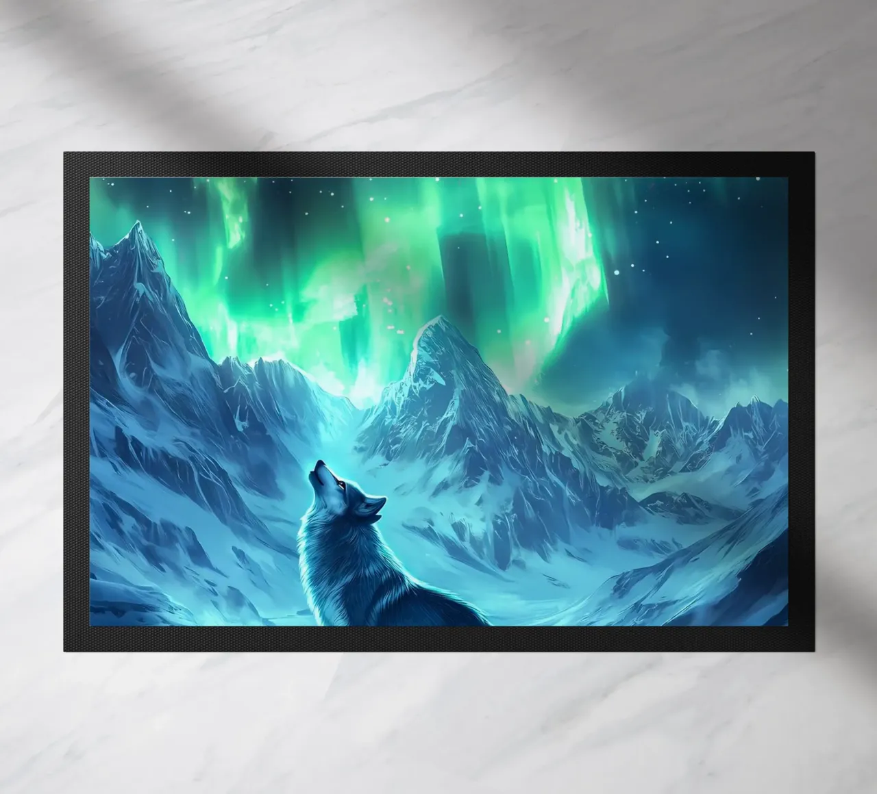 Wolf Dier deurmat van Pierre Walton