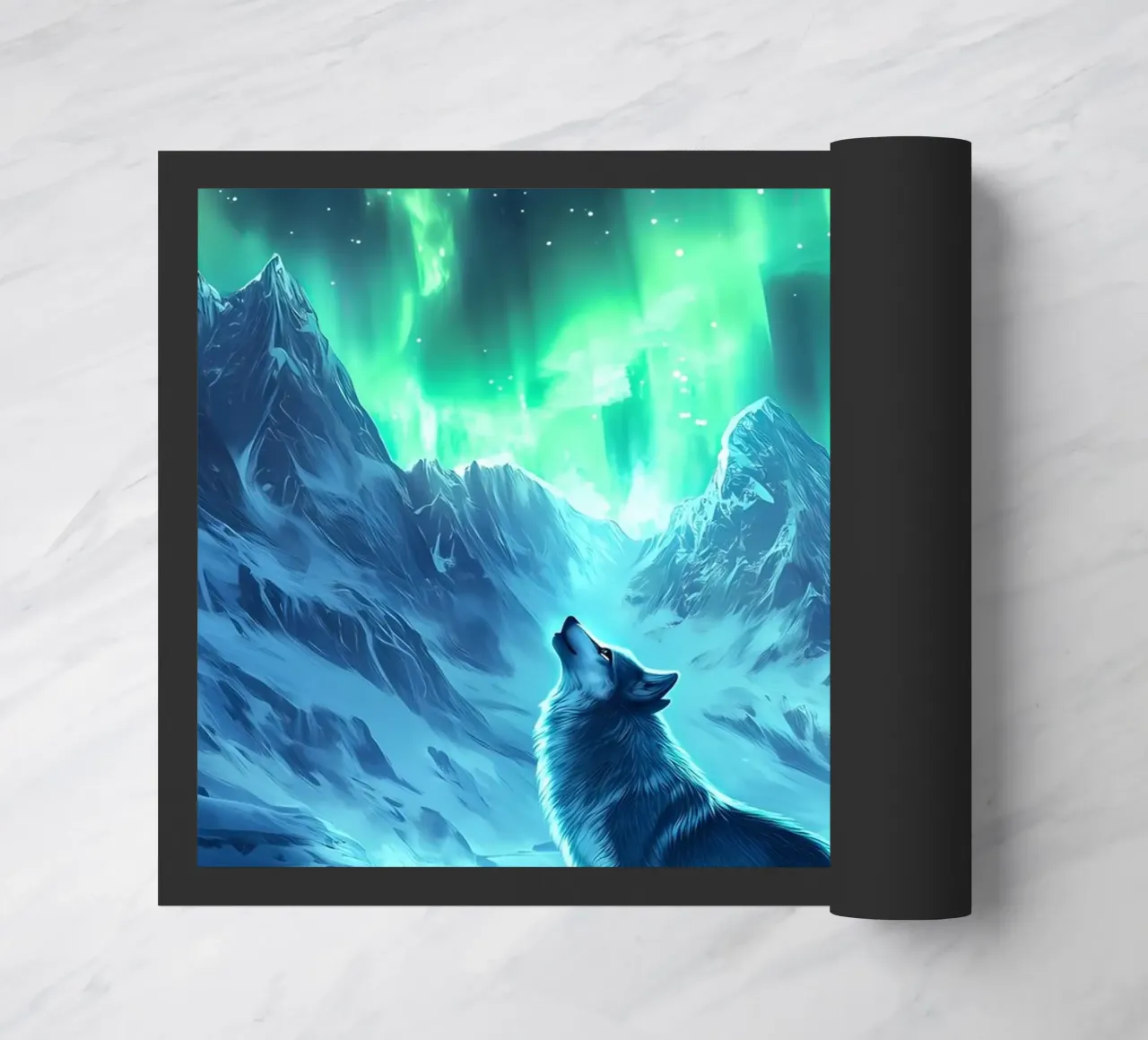 Wolf Dier deurmat van Pierre Walton