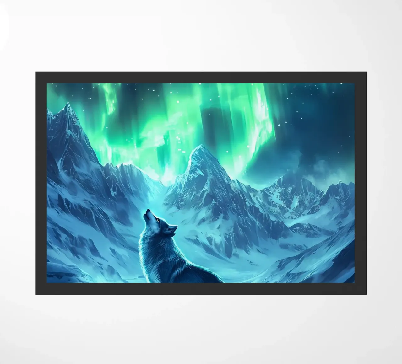 Wolf Dier deurmat van Pierre Walton