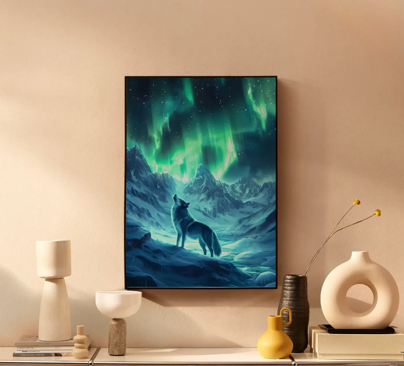 Wolf Animal plexiglass da Pierre Walton