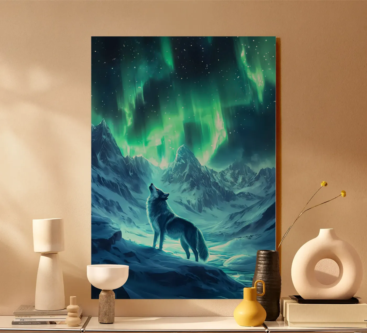 Wolf Animal plexiglass da Pierre Walton