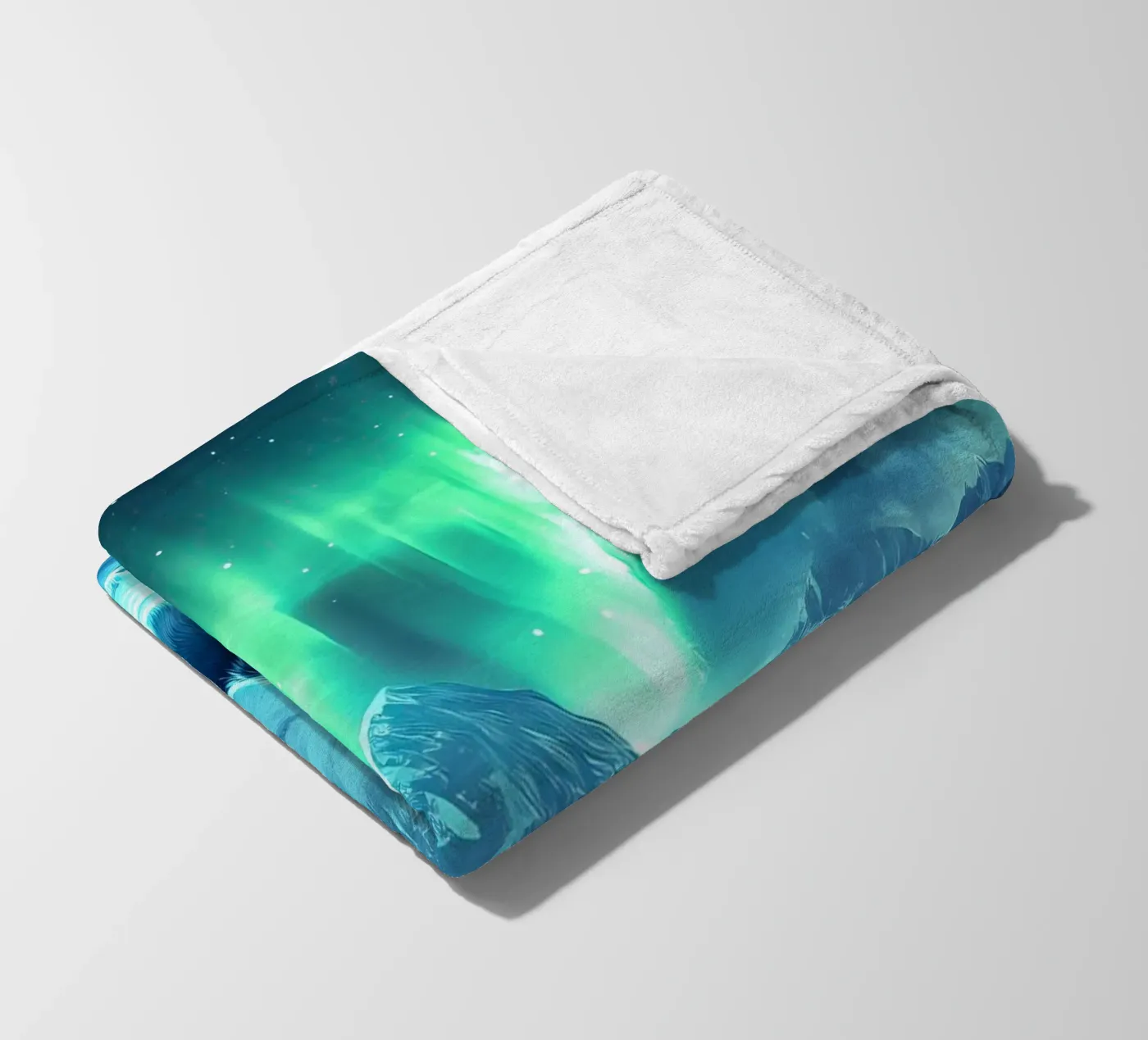 Animale lupo coperta in pile da Pierre Walton