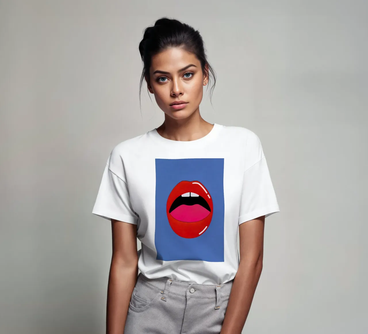 Red Lips t-shirt da Rosi Feist