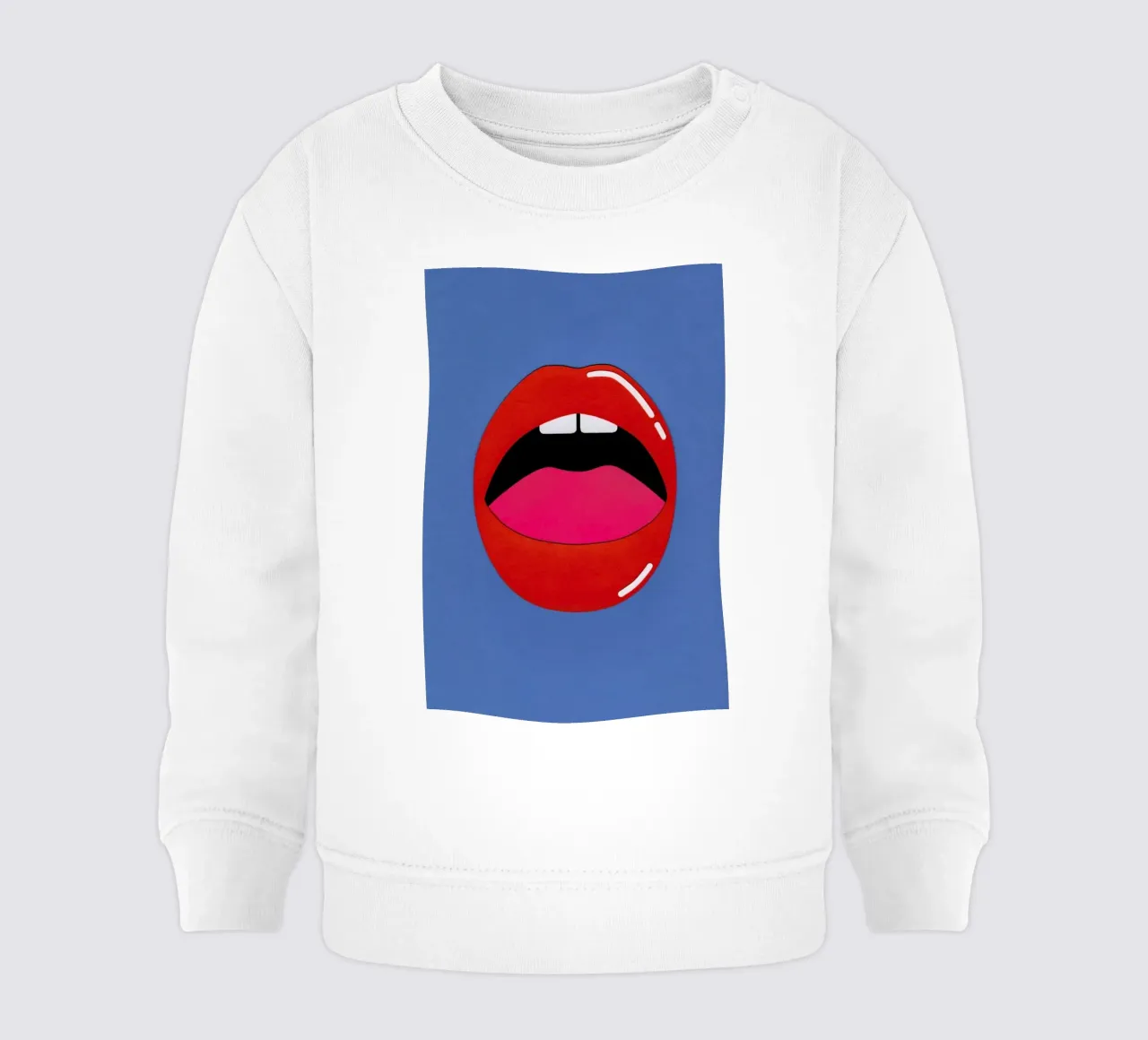 Red Lips felpa neonato da Rosi Feist