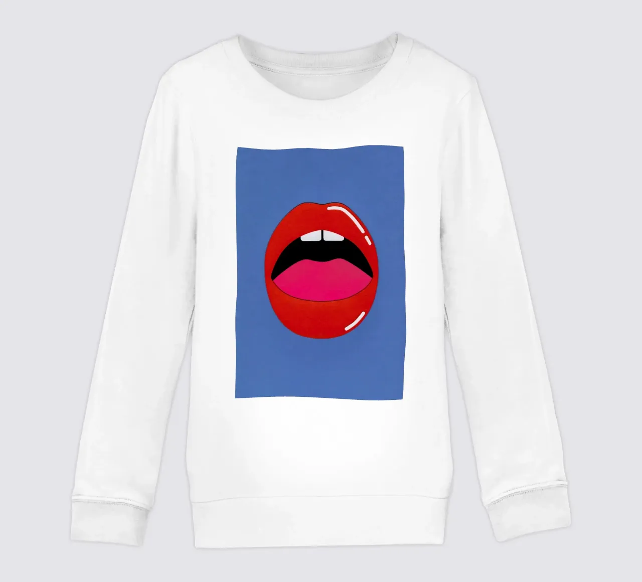 Red Lips felpa bambino da Rosi Feist