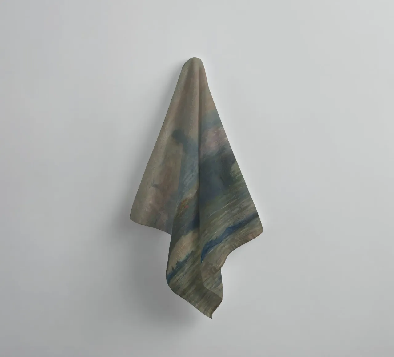 Claude Monet - Waterloo Bridge, Gray Day towel by Timeless Artworks