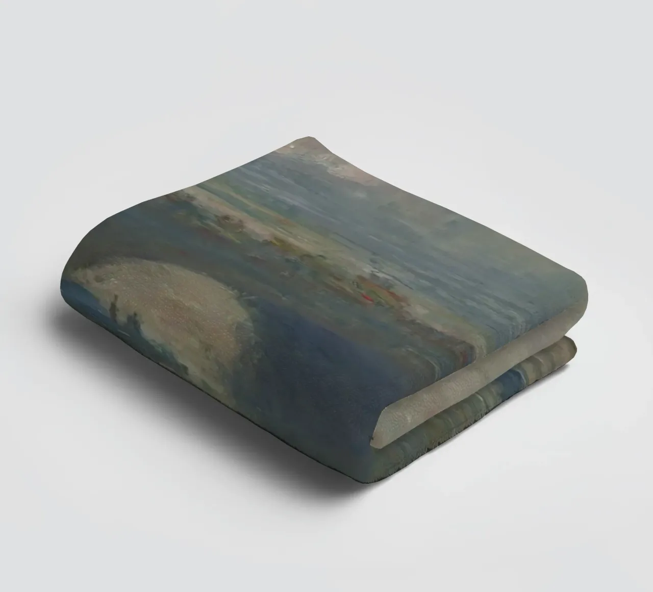 Claude Monet - Waterloo Bridge, Gray Day towel by Timeless Artworks