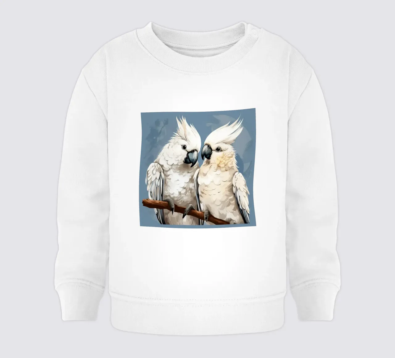 Duo di cacatua retrò felpa neonato da Funny Animals