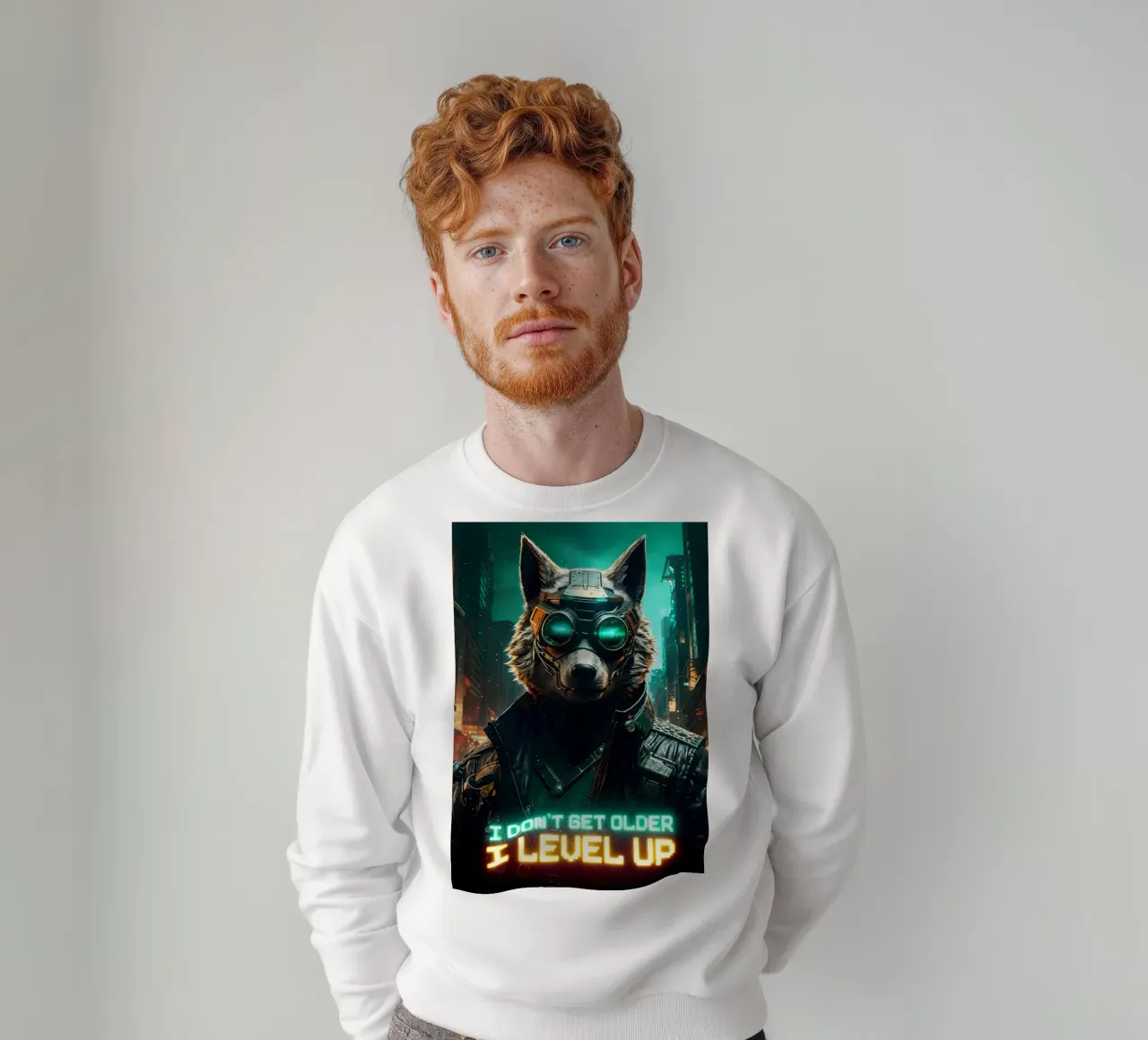 Animale lupo felpa da Pierre Walton