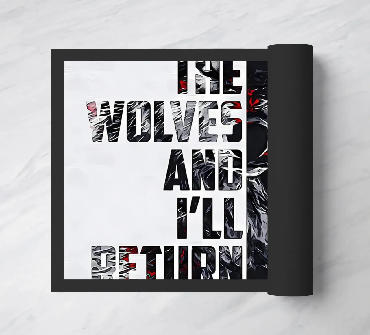 Wolf Dier deurmat van Pierre Walton