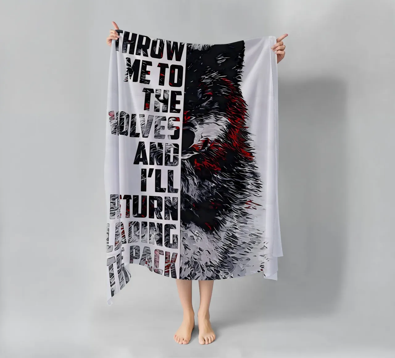 Animale lupo telo mare da Pierre Walton