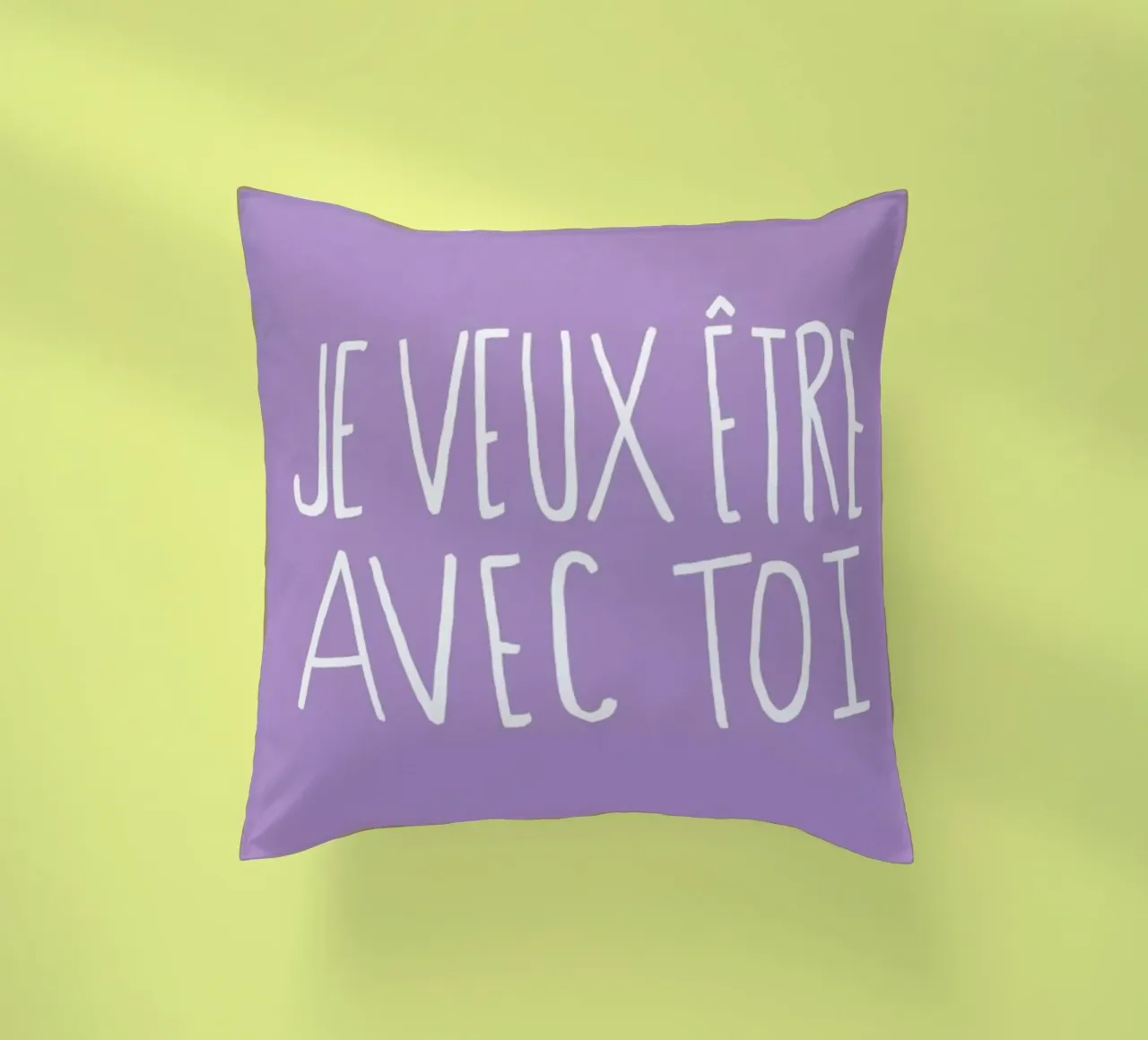Je Veux cuscino da Leah Flores
