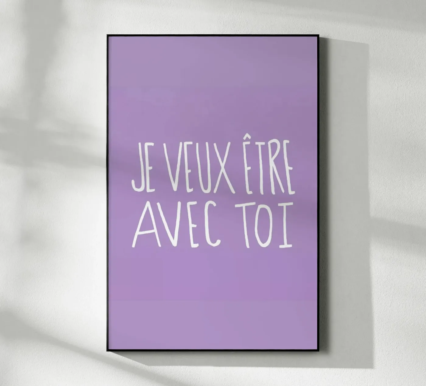 Je Veux plexiglass da Leah Flores