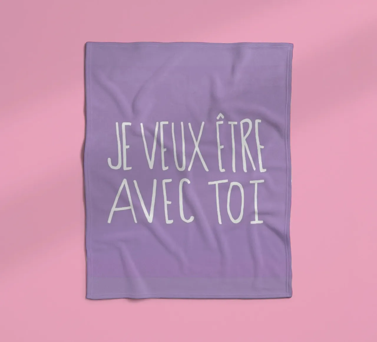 Je Veux Fleecedecke von Leah Flores