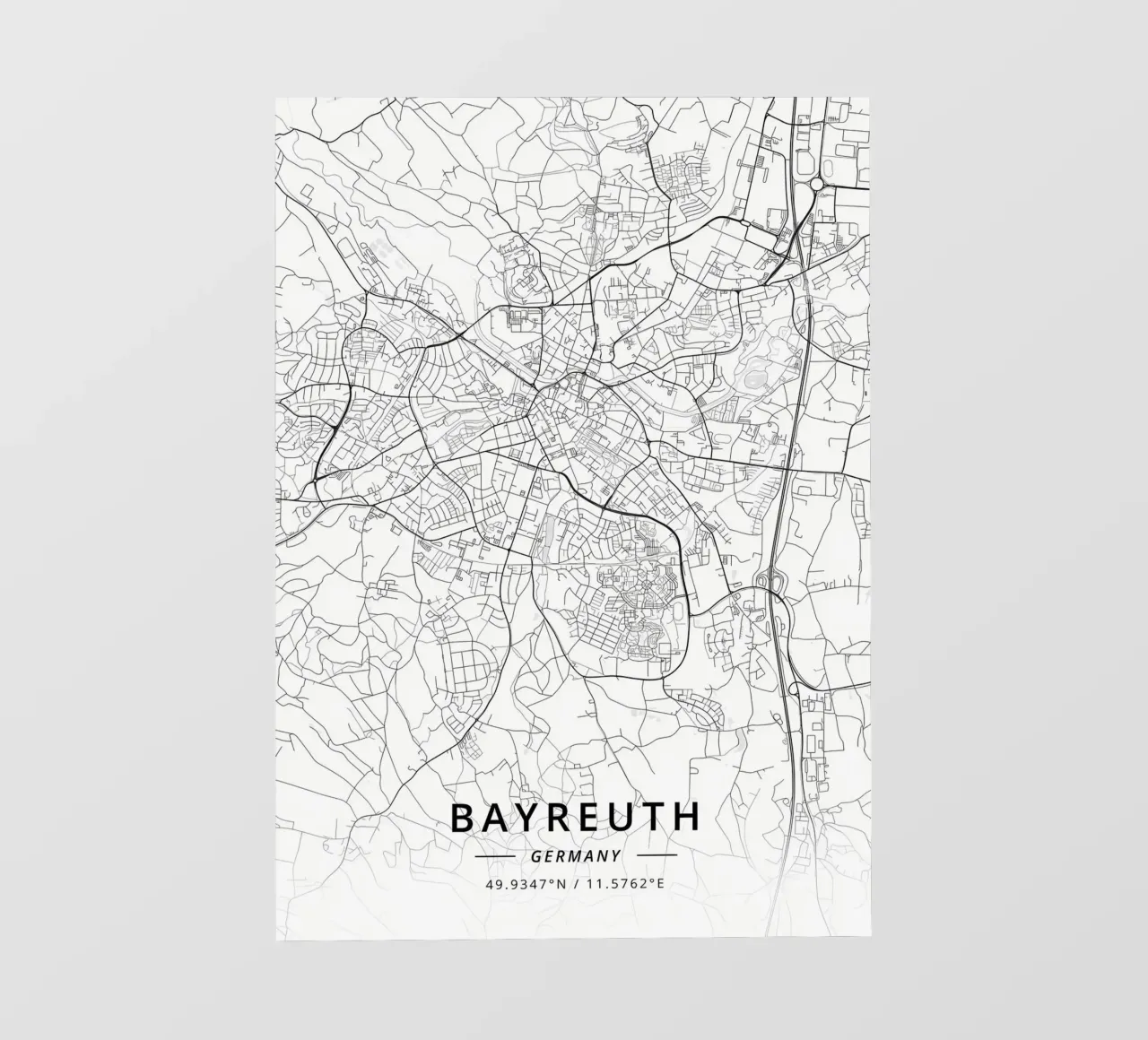 Bayreuth Germania telo in pvc da Christopher Adams