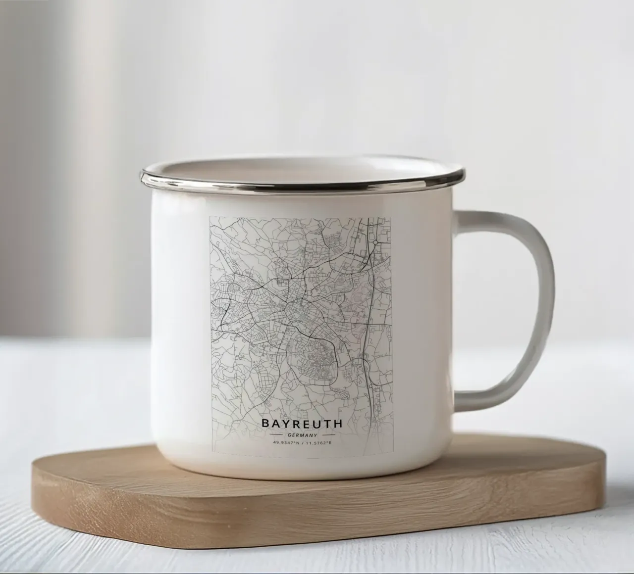 Bayreuth Germania tazza in smalto da Christopher Adams