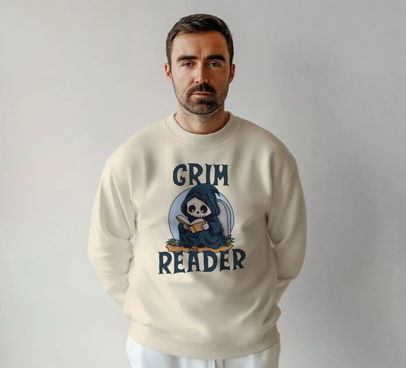 Grim Reader sweatshirt by Loobs
