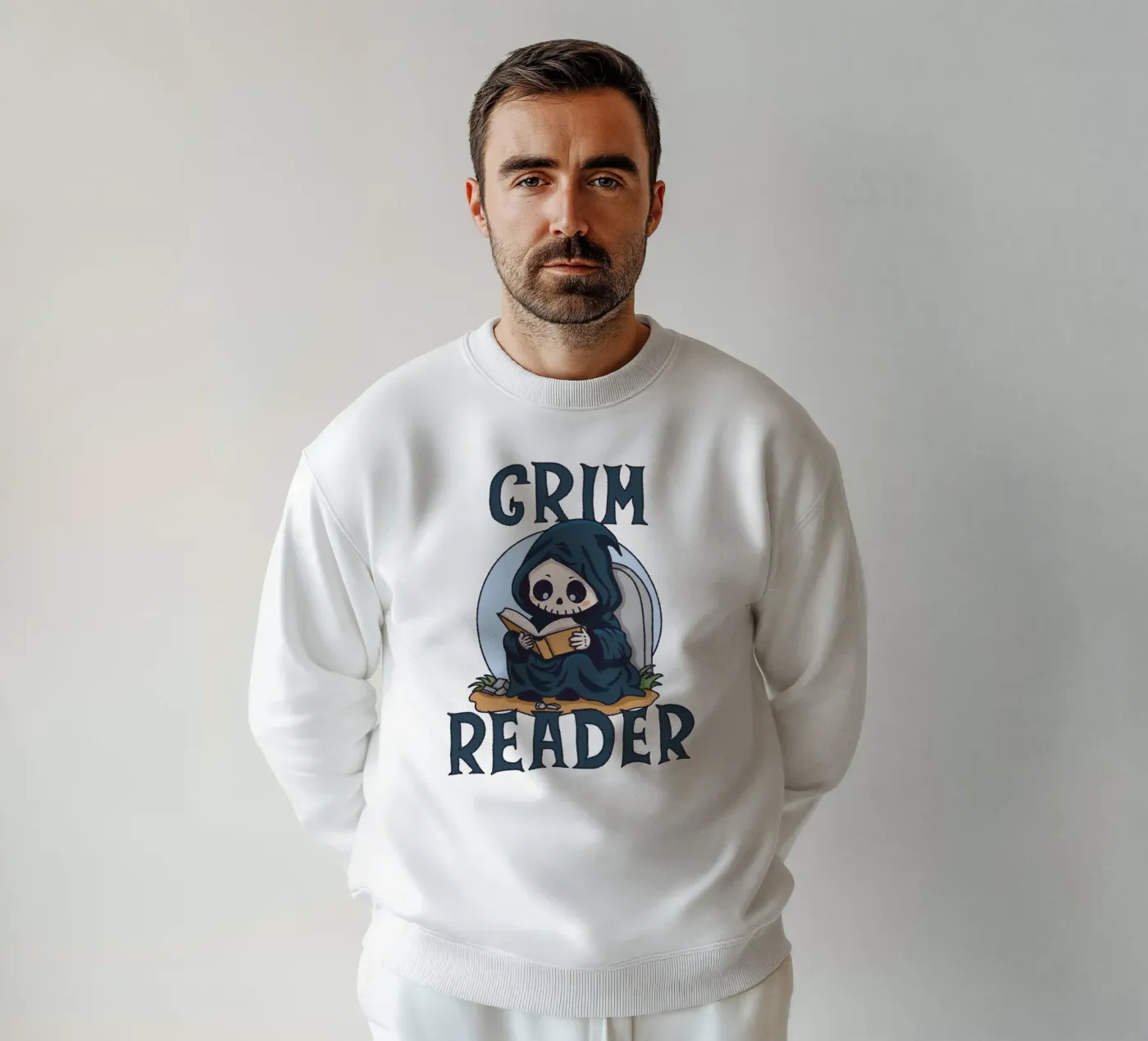 Grim Reader sweatshirt by Loobs