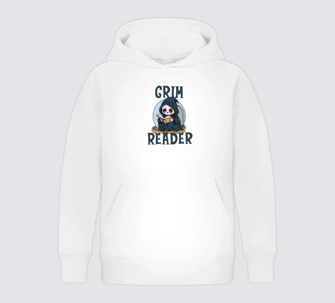 Grim Reader Kinder Hoodie von Loobs