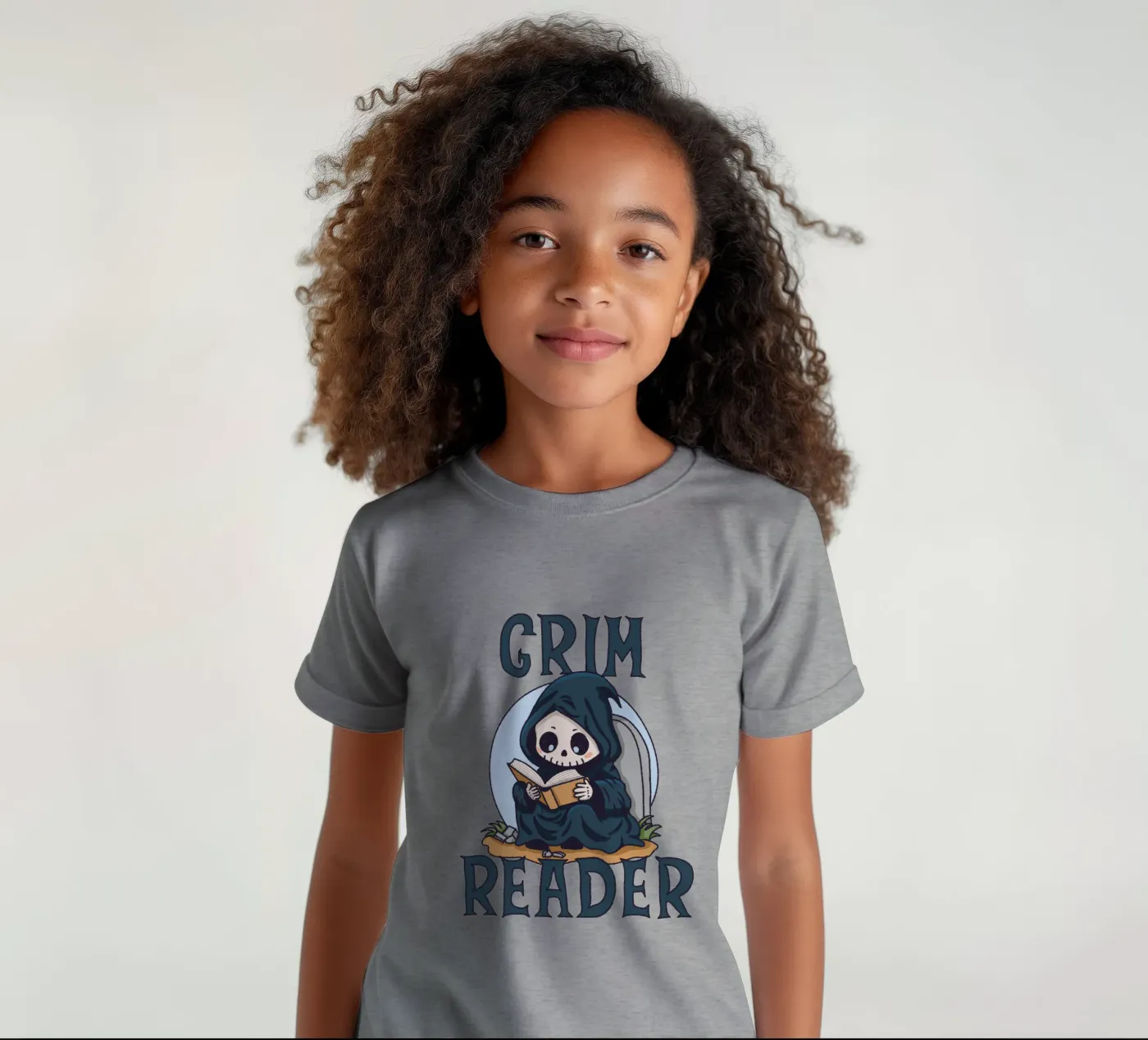 Lettore triste t-shirt bambini da Loobs