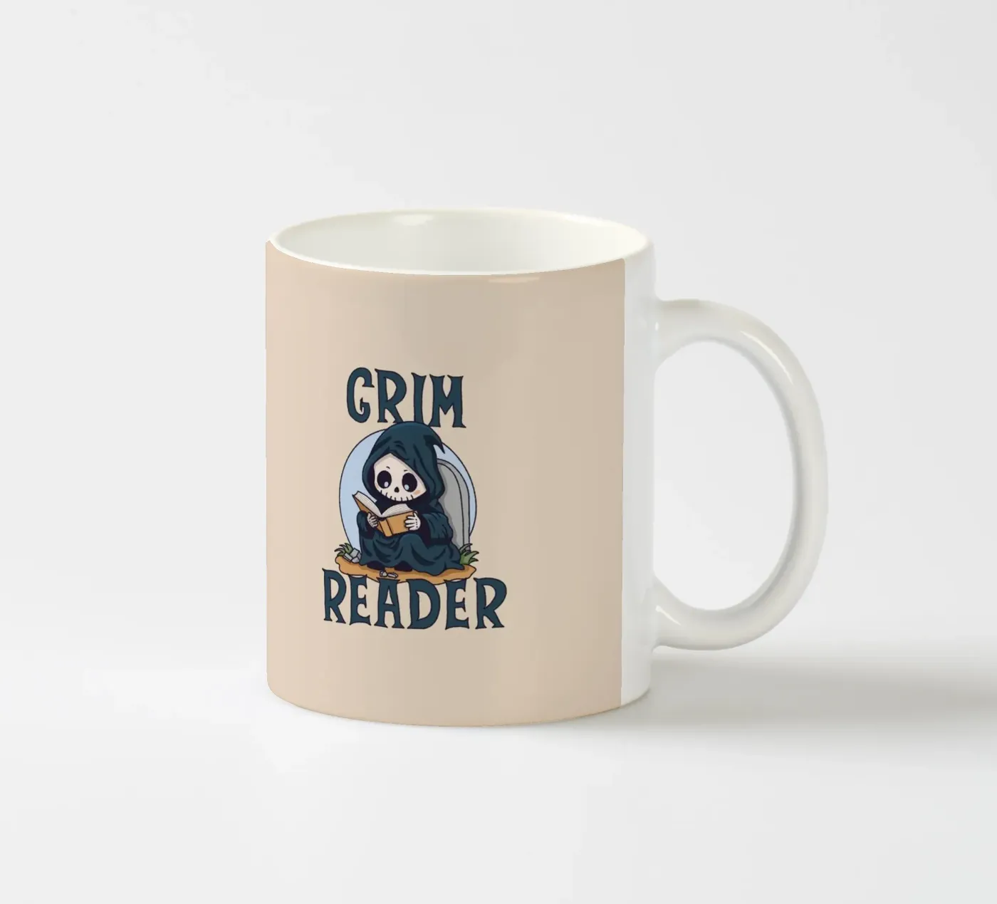 Grim Reader tazza in ceramica da Loobs