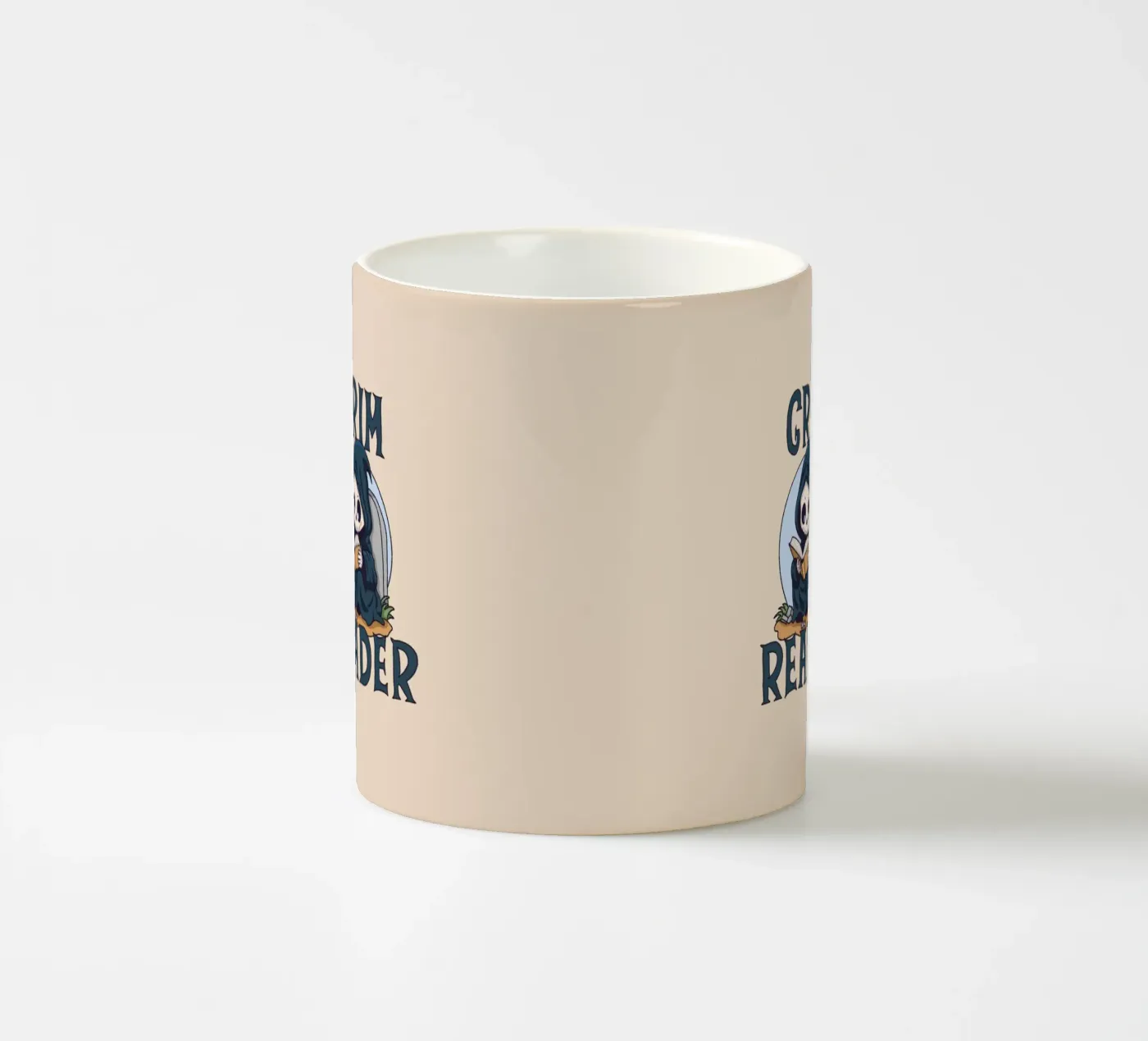 Grim Reader tazza in ceramica da Loobs