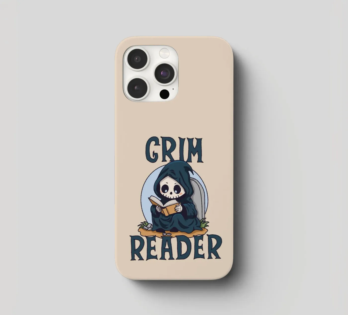 Grim Reader iphone case by Loobs