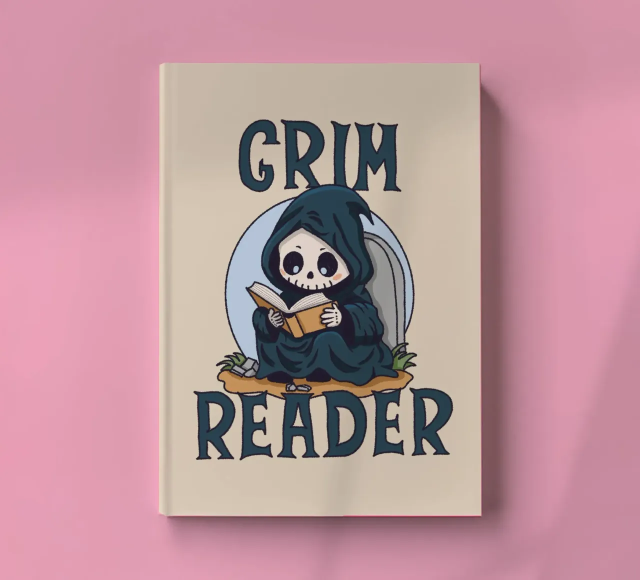 Grim Reader notebook by Loobs