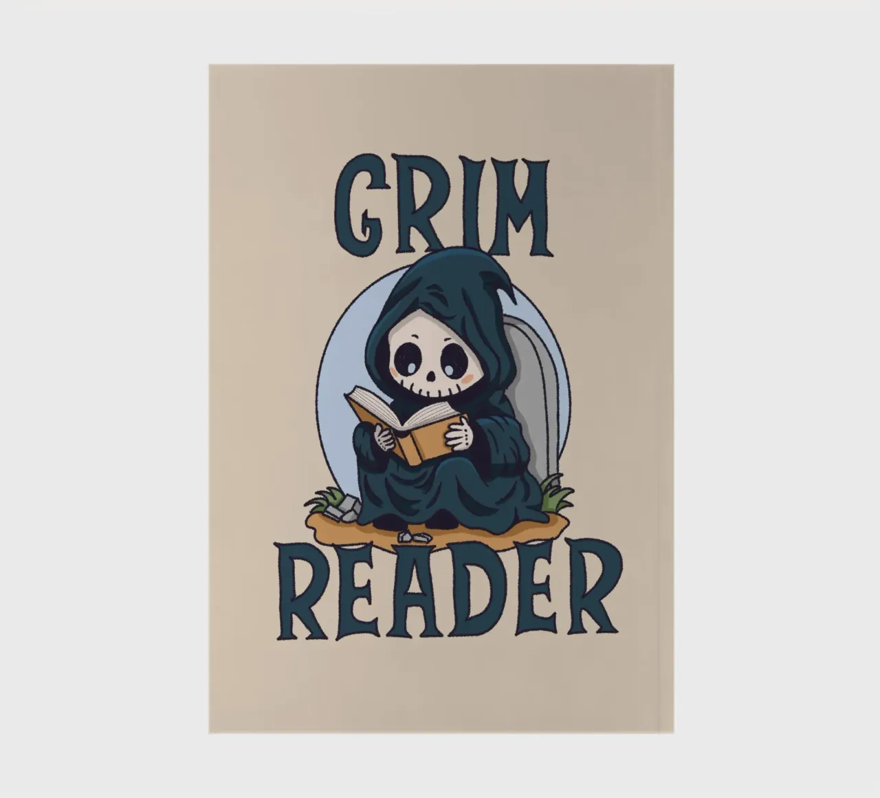 Grim Reader notebook by Loobs