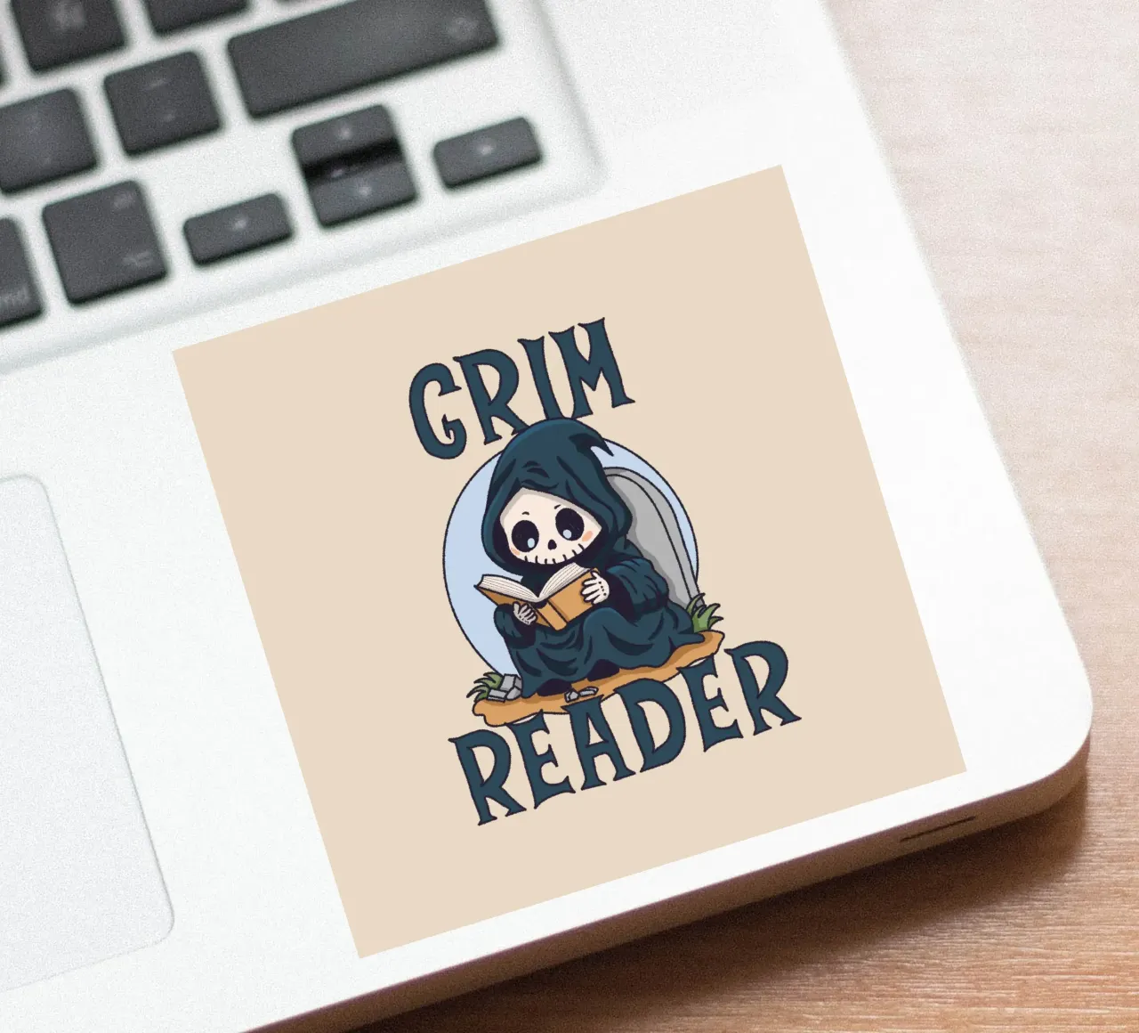 Grim Reader Sticker von Loobs