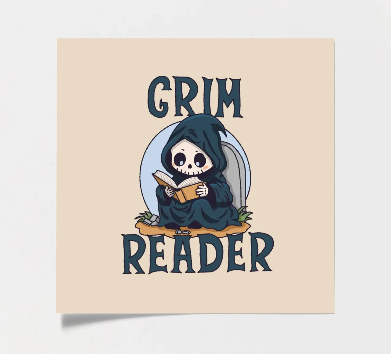 Grim Reader sticker sheet by Loobs