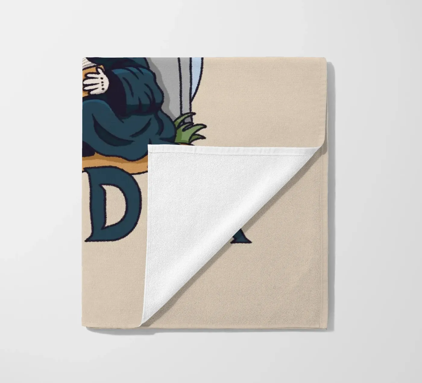 Grim Reader beach towel by Loobs