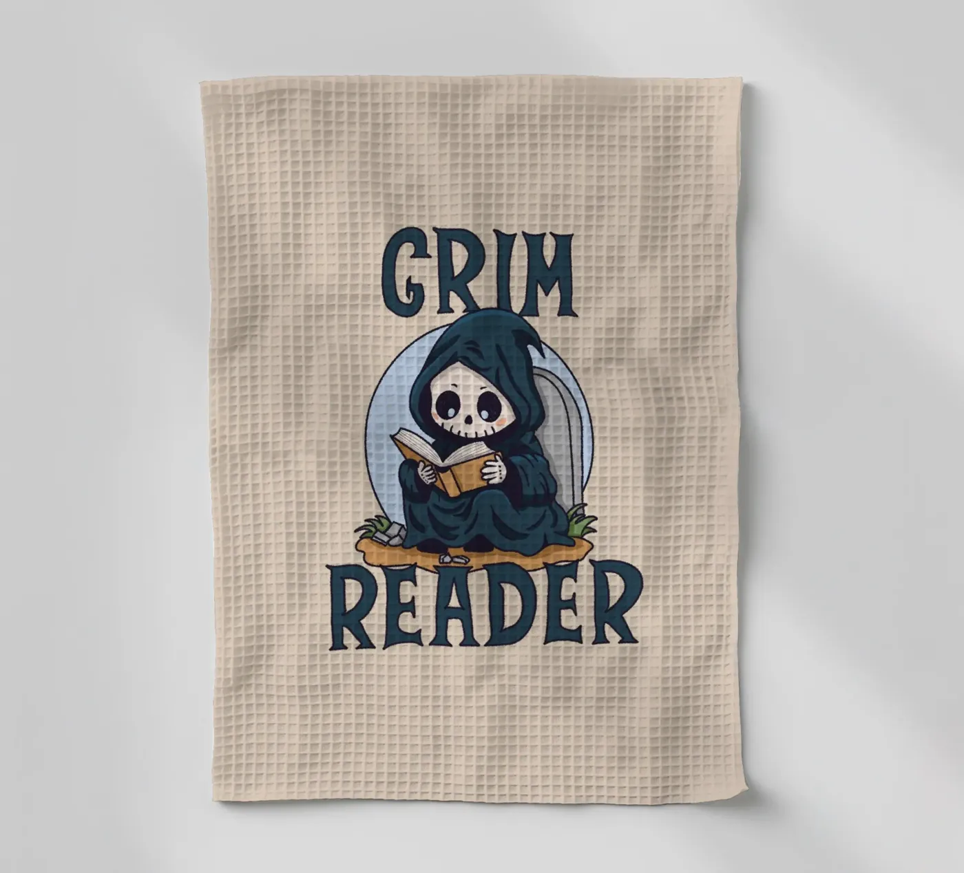 Grim Reader Geschirrtuch von Loobs